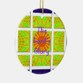 Das glorreiche Muster des grafischen Textes des He Ornament (Rechts)