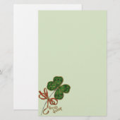 Das Glück an der irischen St. Patrick's Day Statio Briefpapier (Vorne/Hinten)