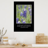 Das Glück anderer hebt uns über uns Poster (Küche)