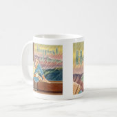 "Das Glück auf der Zuhause" Kaffee-Tasse Kaffeetasse (Vorderseite Links)