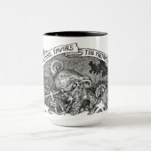 Das Glück begünstigt die vorbereiteten Tasse (Zentrum)