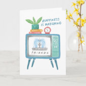 Das Glück beobachtet FRIENDS™ Karte (Gelbe Blume)