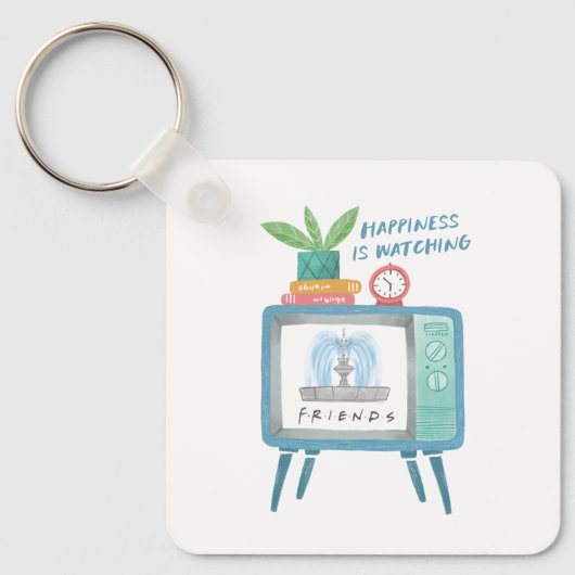 Das Glück beobachtet FRIENDS™ Schlüsselanhänger (Vorderseite)