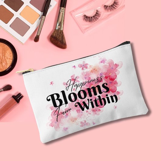 Das Glück blüht aus dem Kleinen Zubehörtasche