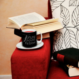 Das Glück der Affirmation begünstigt das tapfere S Kaffeetasse