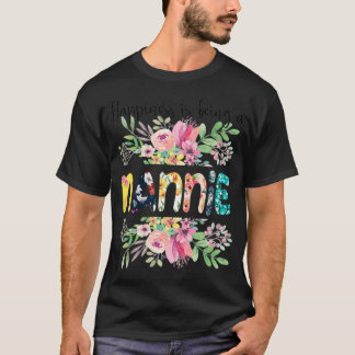 Das Glück der Frauen ist eine Niedliche Blume des T-Shirt