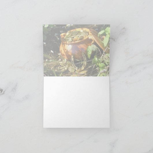 Das Glück der Iren! Karte (Innenseite)