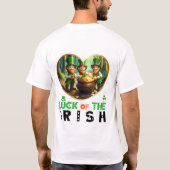 Das Glück der Iren - Leprechauns Scavenger-Jagd T-Shirt (Rückseite)