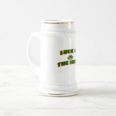 Das Glück der Iren - Perfektes Geschenk für Bierli Bierglas (Vorderseite Links)