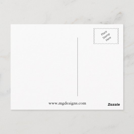 Das Glück der Iren Postkarte (Rückseite)