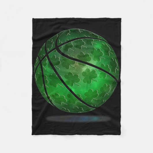 Das Glück der irischen St. Patrick's Day Accessoir Fleecedecke (Vorderseite)