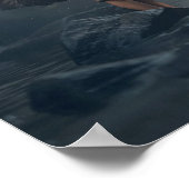 Das Glück der Kinder beim traditionellen asiatisch Poster (Ecke)