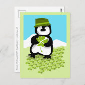 Das Glück der Pinguine Postkarte (Vorne/Hinten)