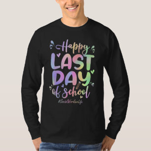 Das Glück der Sozialarbeiter am letzten Tag der Ge T-Shirt