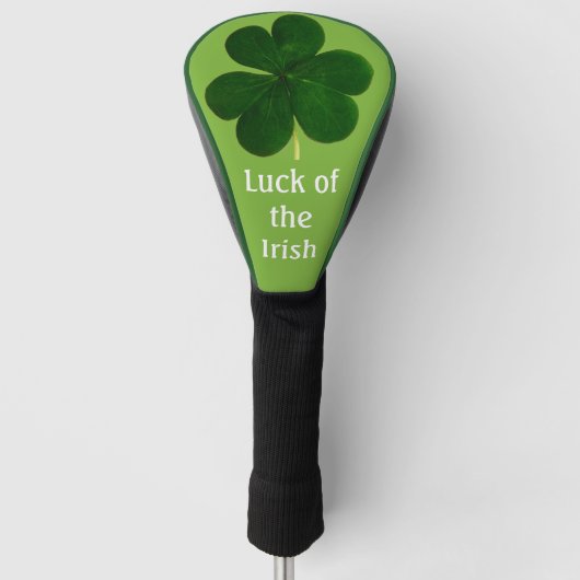 Das Glück des grünen Kleeblatts in Irland Golf Headcover (Vorderseite)