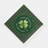 Das Glück des irischen Papiers Napkin Serviette (Ecke)