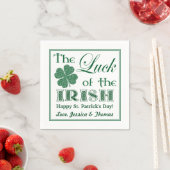 Das Glück des irischen Patrick's Day Serviette (Beispiel)