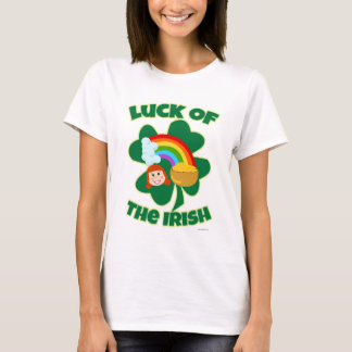 Das Glück des irischen Slogans T-Shirt