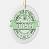Das Glück des irischen St. Patrick's Day Keramik Ornament (Rechts)
