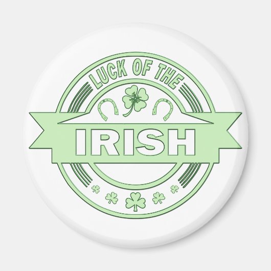 Das Glück des irischen St. Patrick's Day Magnet (Vorne)