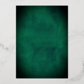 Das Glück des irischen St. Patrick's Day Party Folieneinladung (Rückseite)