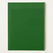 Das Glück des irischen St. Patrick's Day Planer (Rückseite)