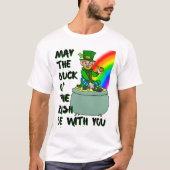 Das Glück des irischen St. Patrick's Day T-Shirt (Vorderseite)