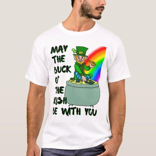 Das Glück des irischen St. Patrick's Day T-Shirt (Vorderseite)