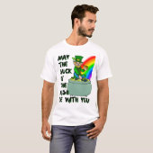 Das Glück des irischen St. Patrick's Day T-Shirt (Vorne ganz)