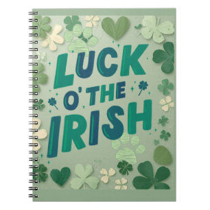 Das Glück des IRISH Spiral-Foto-Notizbuchs Notizblock