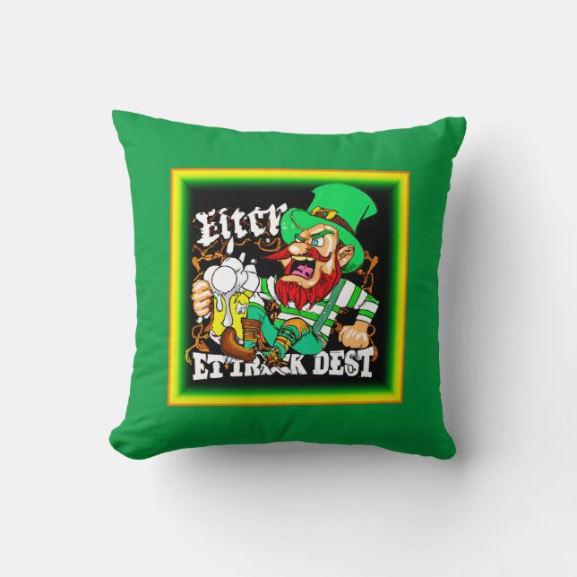 Das Glück des Irish St Patricks Day. Jetzt kaufen Kissen (Vorderseite)