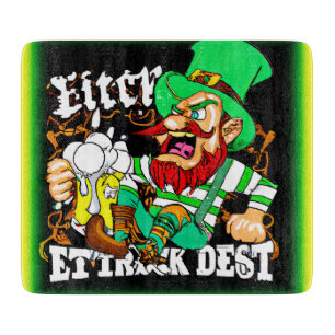 Das Glück des Irish St Patricks Day. Jetzt kaufen Schneidebrett