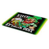 Das Glück des Irish St Patricks Day. Jetzt kaufen Schneidebrett (Ecke)