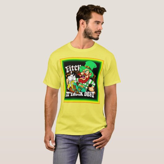 Das Glück des Irish St Patricks Day. Jetzt kaufen T-Shirt (Vorne ganz)