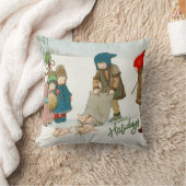 Das Glück des Winters, Vintag Kissen (Decke)