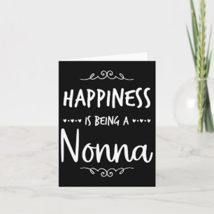 Das Glück, eine Nonna zu sein Italienisches Oma Karte
