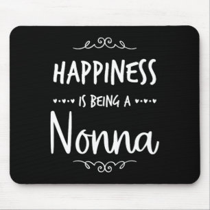 Das Glück, eine Nonna zu sein Italienisches Oma Mousepad