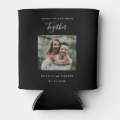 Das Glück gemeinsam mit dem modernen Foto einfach  Dosenkühler (Vorderseite)