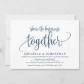 Das Glück gemeinsam teilen, Hochzeit I Einladung (Vorderseite)