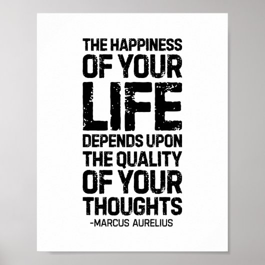 Das Glück Ihres Lebens, Marcus Aurelius Poster (Vorne)