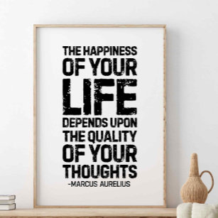 Das Glück Ihres Lebens, Marcus Aurelius Poster