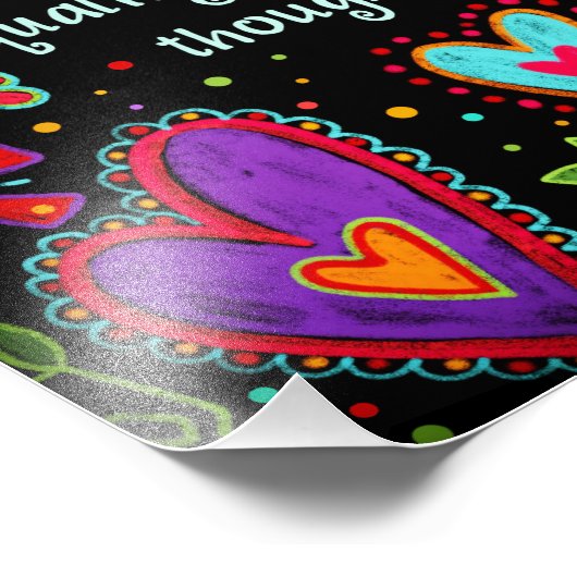 Das Glück Ihres Lebens Zitat Inspirivity Fotodruck (Ecke)