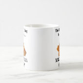 Das Glück in meinem Leben ist Mozzarella-Stöcke Kaffeetasse (Mittel)