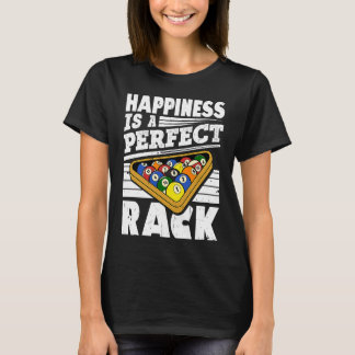 Das Glück ist ein perfekter Rack Pool Billard Play T-Shirt