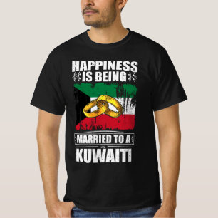Das Glück ist einem Kuwait Verheiratet T-Shirt
