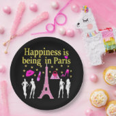 DAS GLÜCK IST IN PARIS PAPPTELLER (Party)