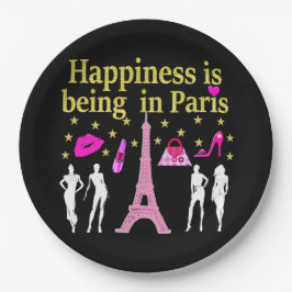 DAS GLÜCK IST IN PARIS PAPPTELLER