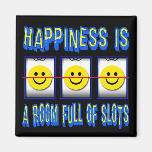 DAS GLÜCK IST ZIMMER VOLL. MAGNET (Vorne)