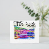 Das Glück liegt im Kleinen Stein Postkarte (Stehend Vorderseite)