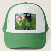 Das Glück liegt in der Luft + im Herzen, Truckerkappe (Vorderseite)